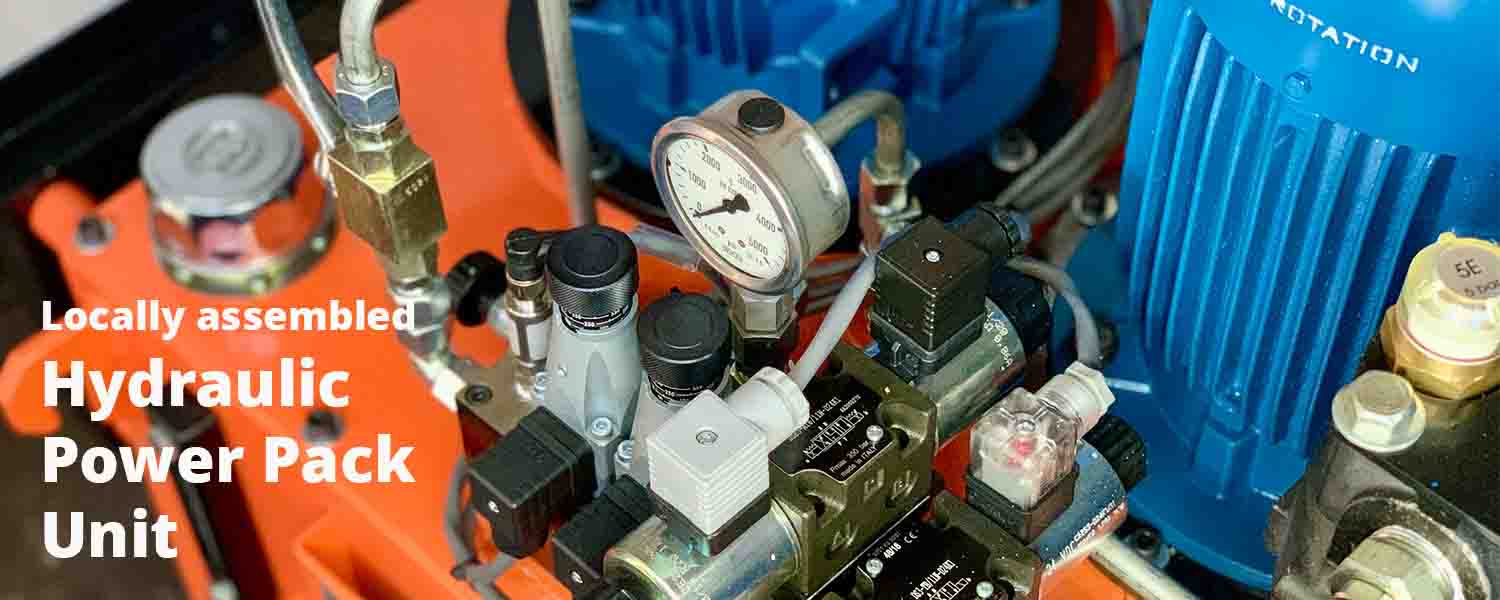 Locally assembled hydraulic power pack unit from Silgen